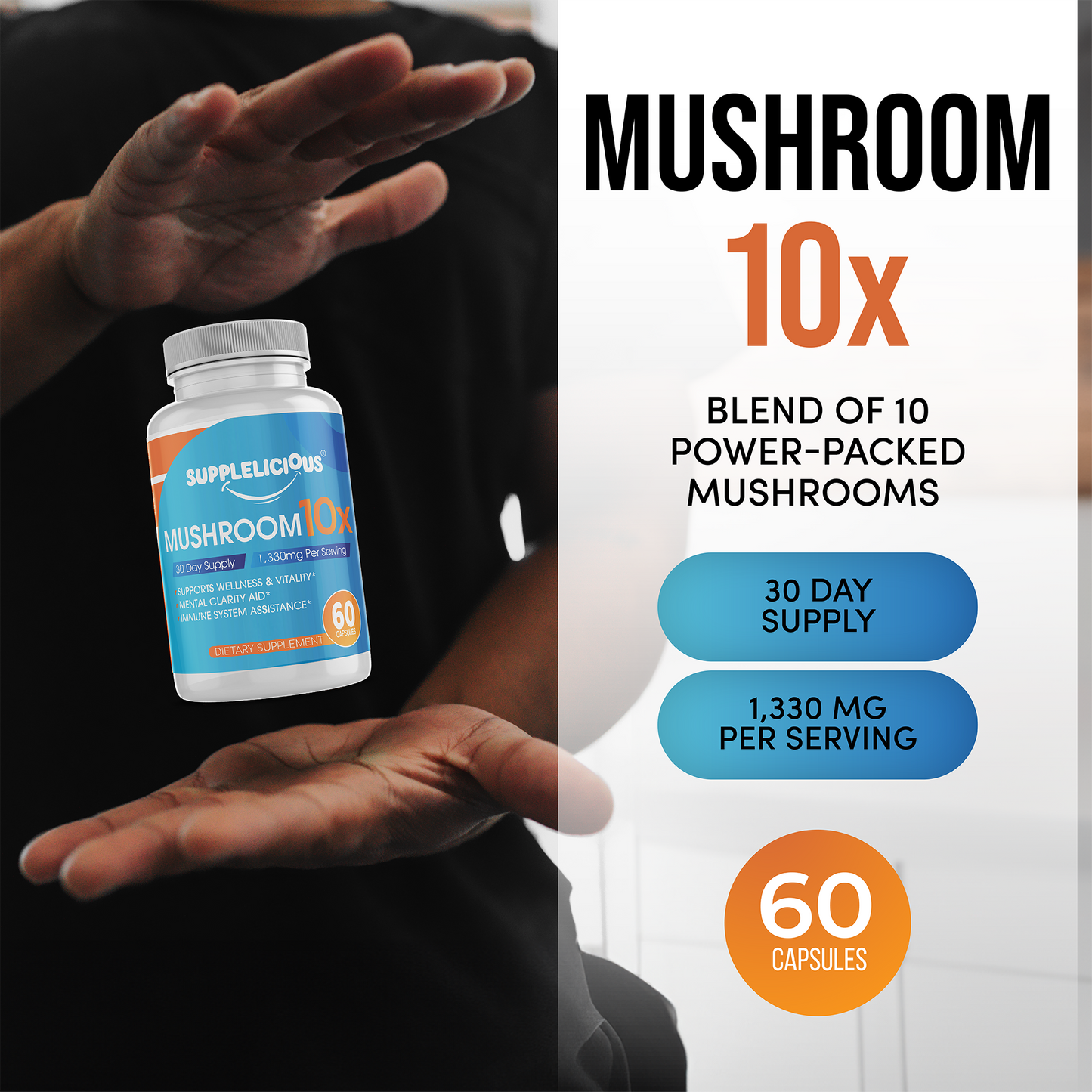 Mushroom 10x