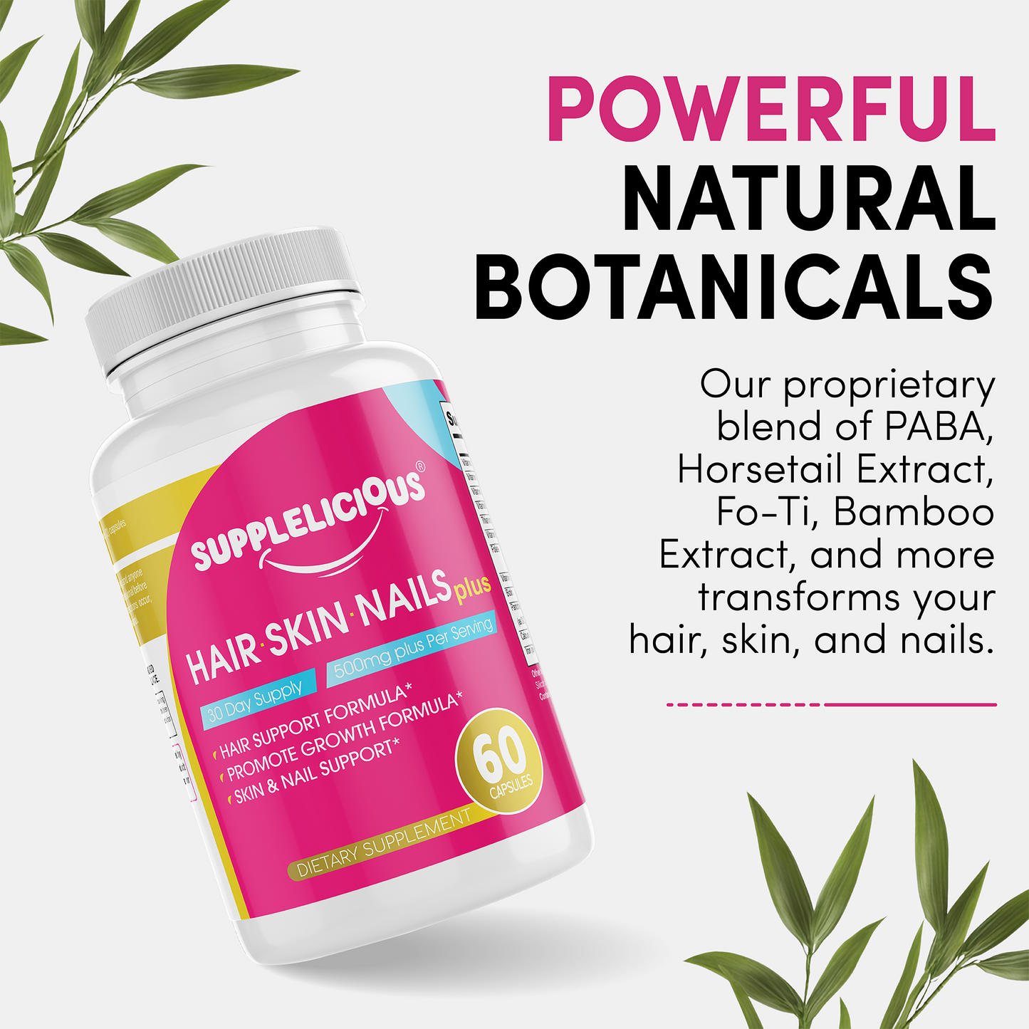 Supplelicious Hair, Skin, and Nails PLUS