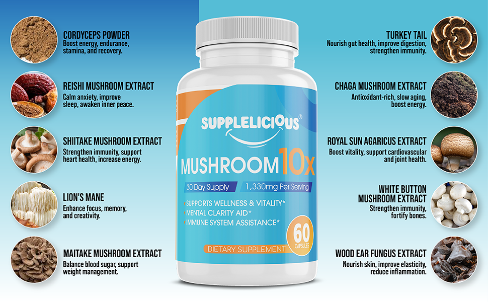 Mushroom 10x